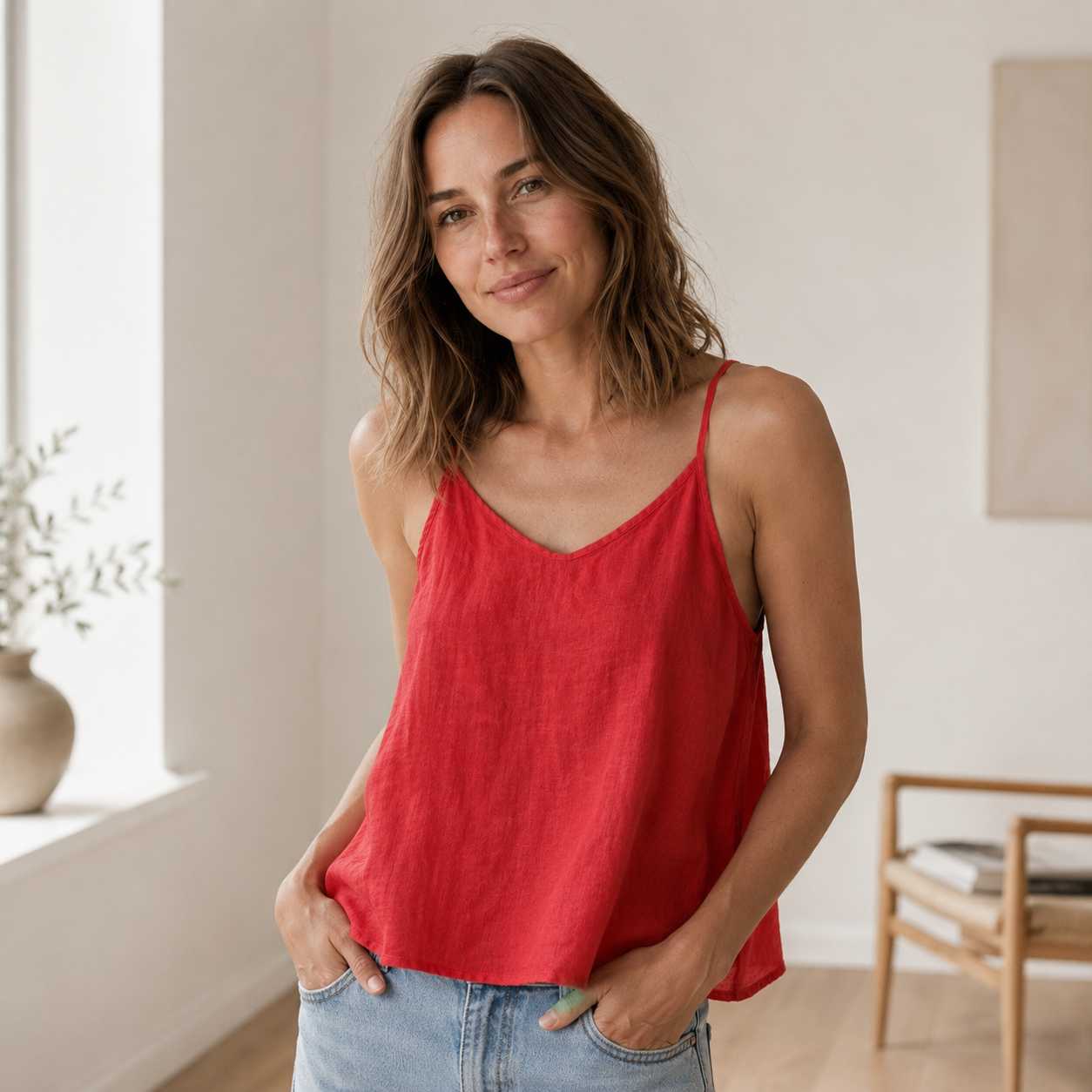 Top met bandjes Smilla – Luchtig-licht voor hete dagen