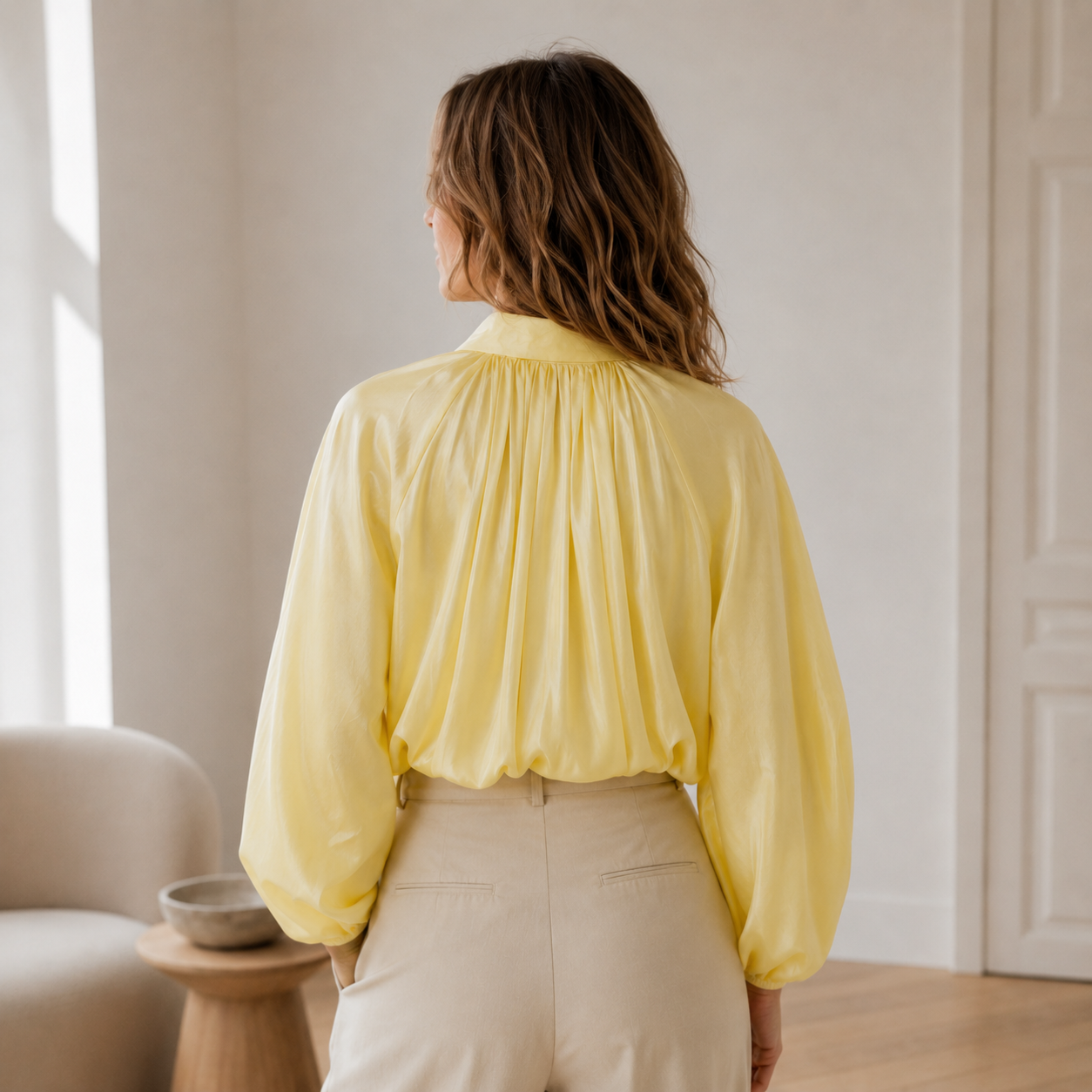 Oversized blouse Lotte – Pofmouwen & ballonzoom