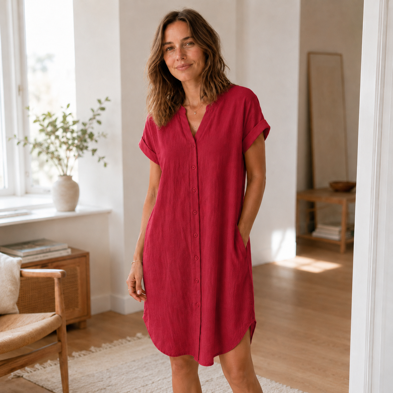 Tuniekjurk Liv – Casual met V-hals