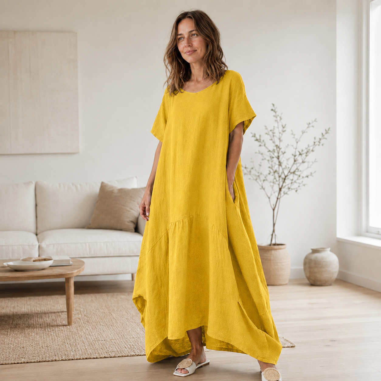 Oversized maxi-jurk Liv – Casual & lang gesneden
