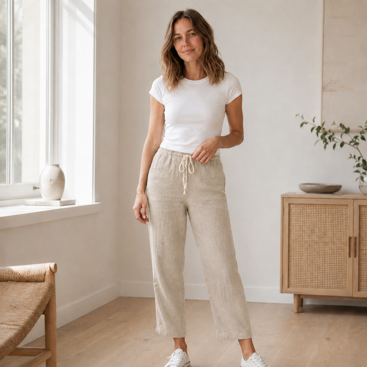 Zomerbroek Tessa – Los met koord