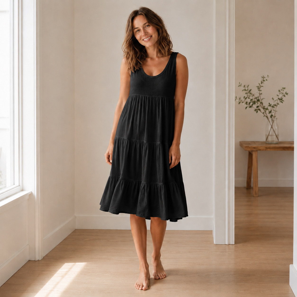 Laagjesjurk Malin – Licht als een zomerbries