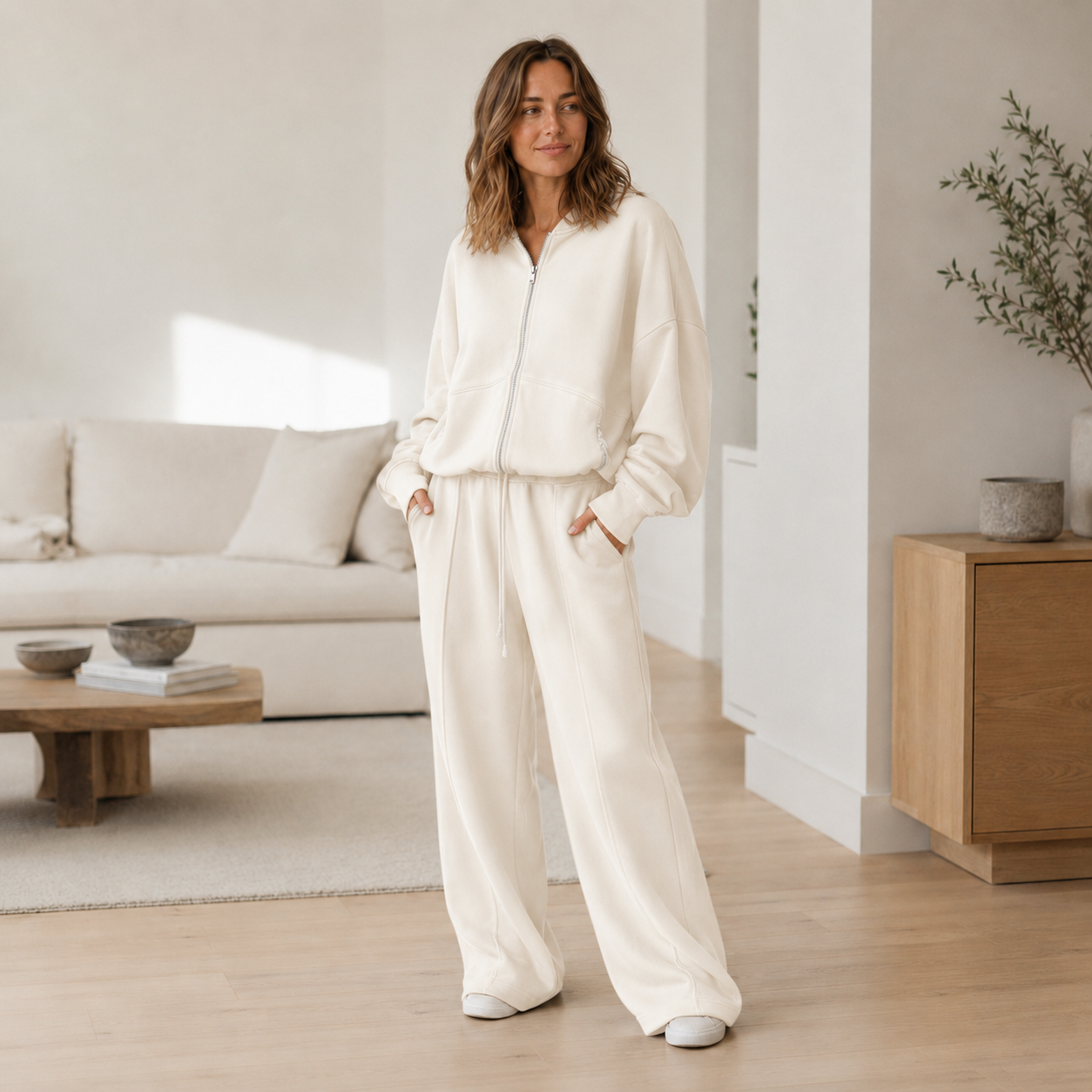 Sweat-blouson Bente – Cropped & knus-oversized