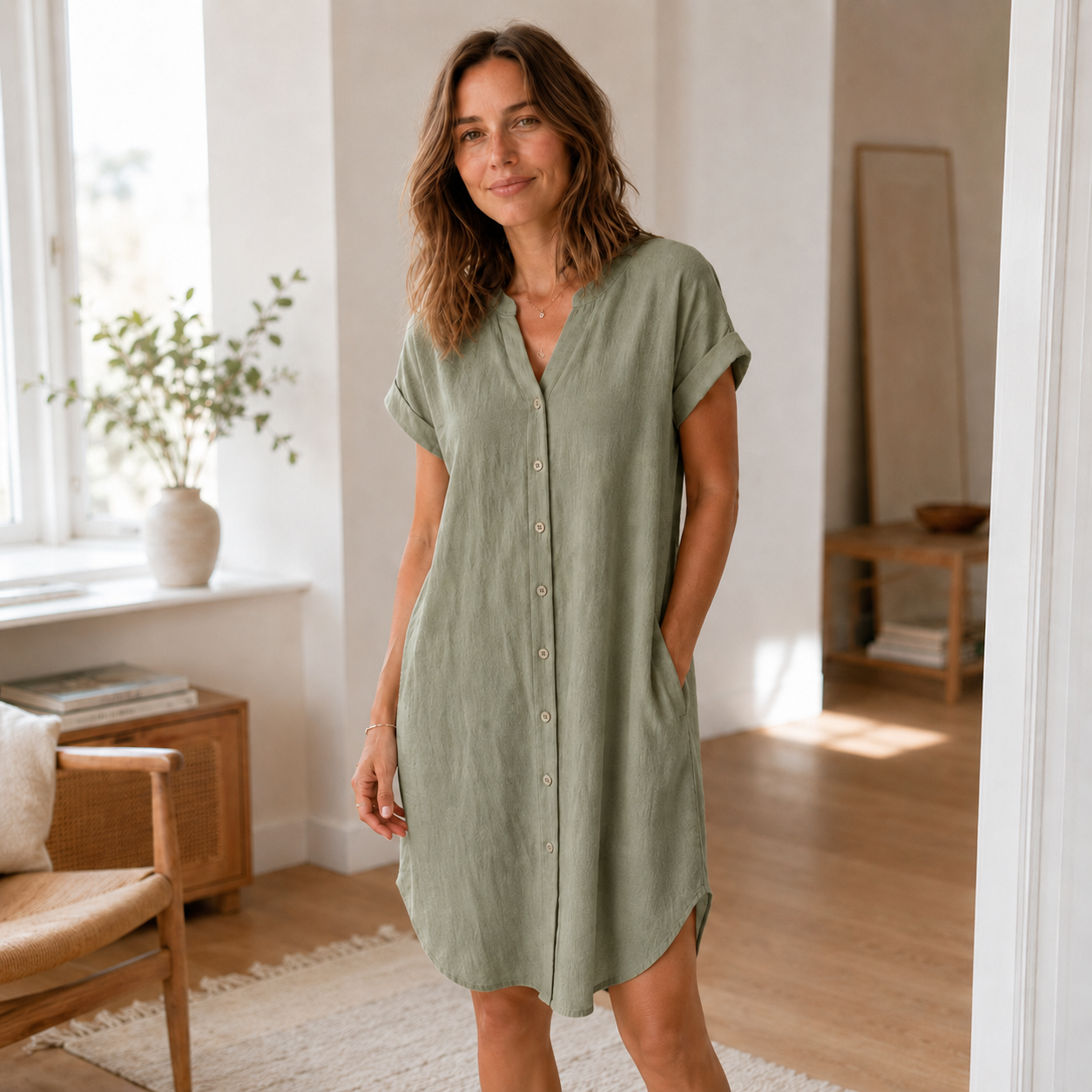 Tuniekjurk Liv – Casual met V-hals