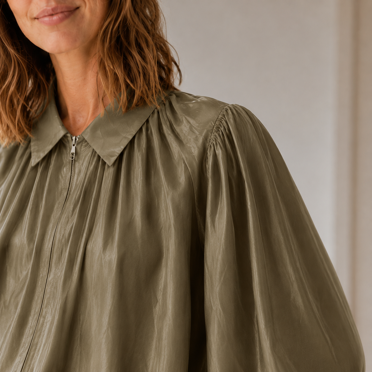 Oversized blouse Lotte – Pofmouwen & ballonzoom