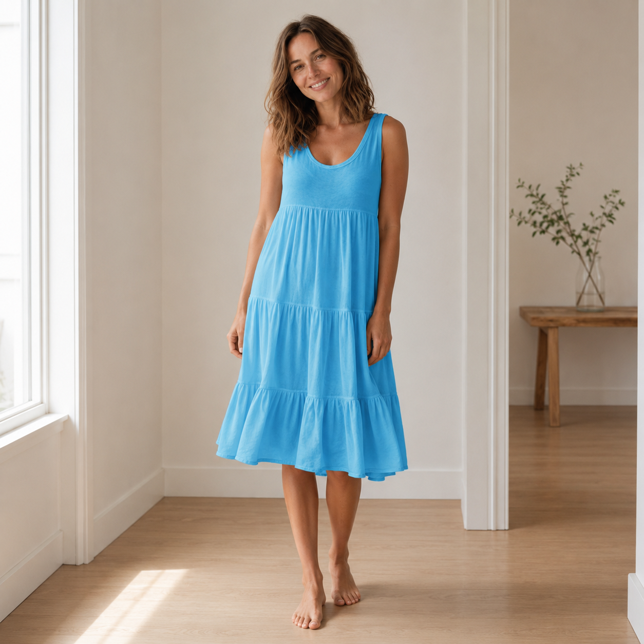 Laagjesjurk Malin – Licht als een zomerbries