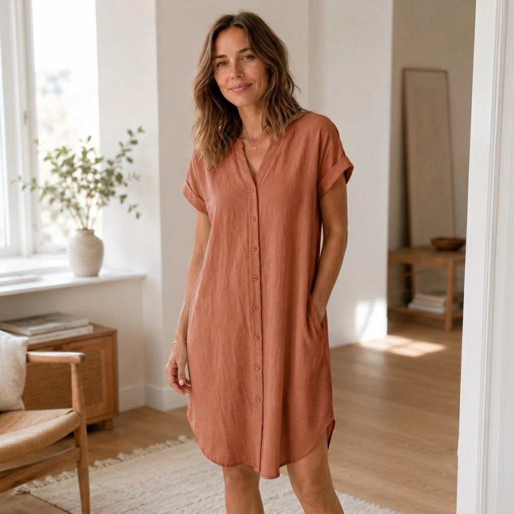 Tuniekjurk Liv – Casual met V-hals