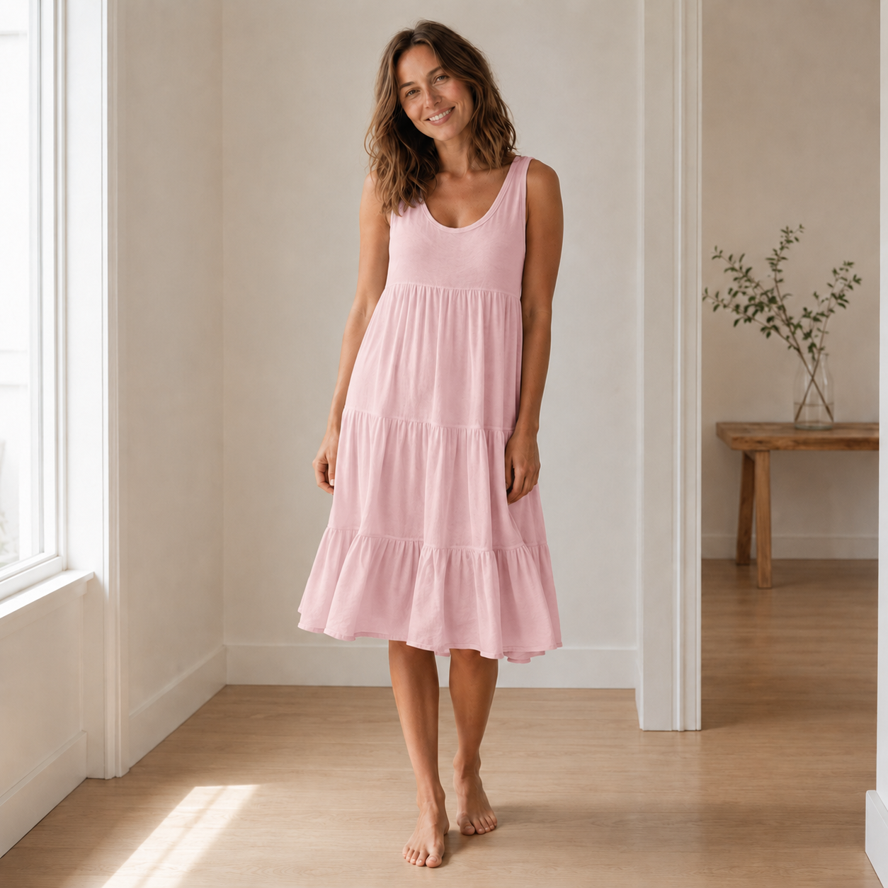 Laagjesjurk Malin – Licht als een zomerbries
