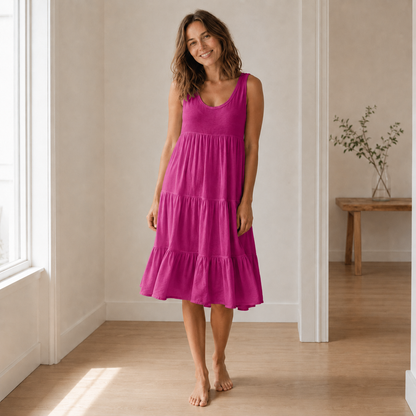 Laagjesjurk Malin – Licht als een zomerbries