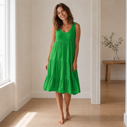 Laagjesjurk Malin – Licht als een zomerbries
