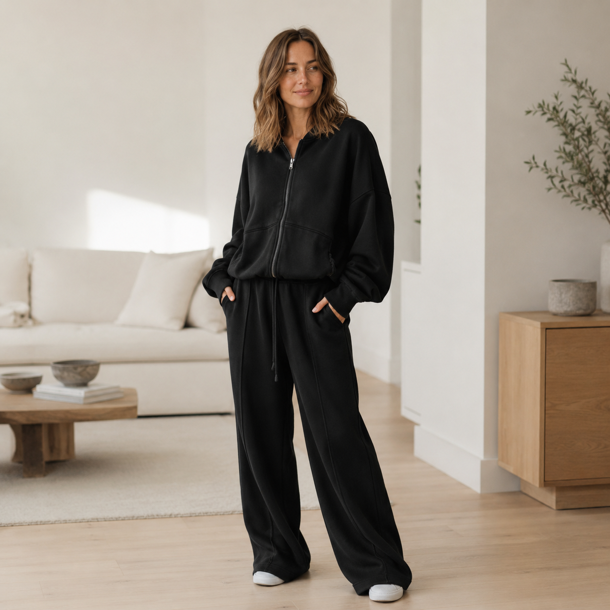 Sweat-blouson Bente – Cropped & knus-oversized