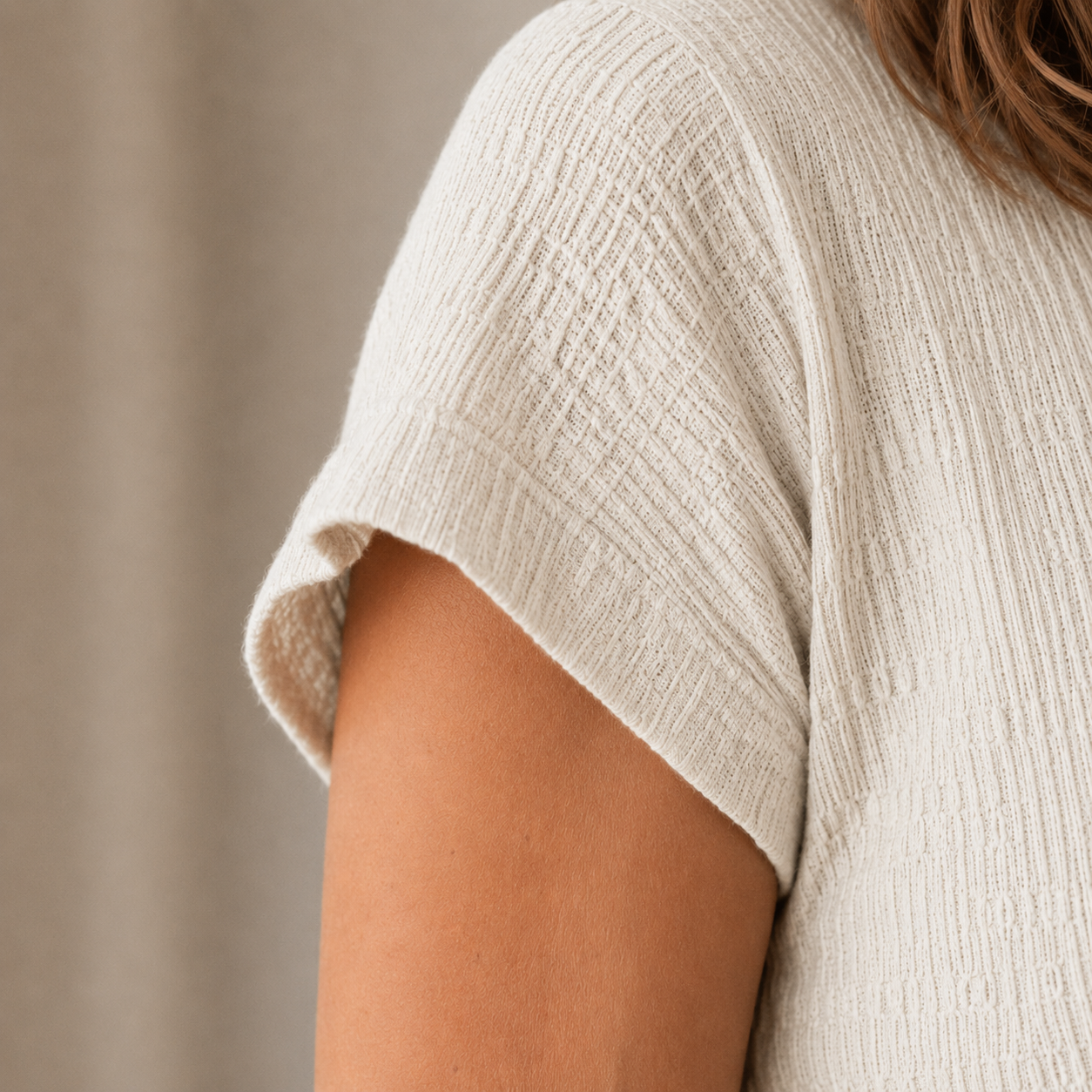 Midi-jurk Idun – Geknoopt met beensplit