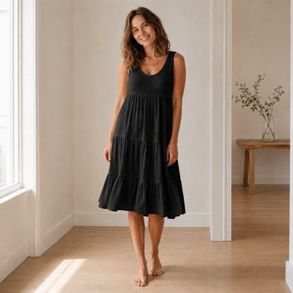 Laagjesjurk Malin – Licht als een zomerbries