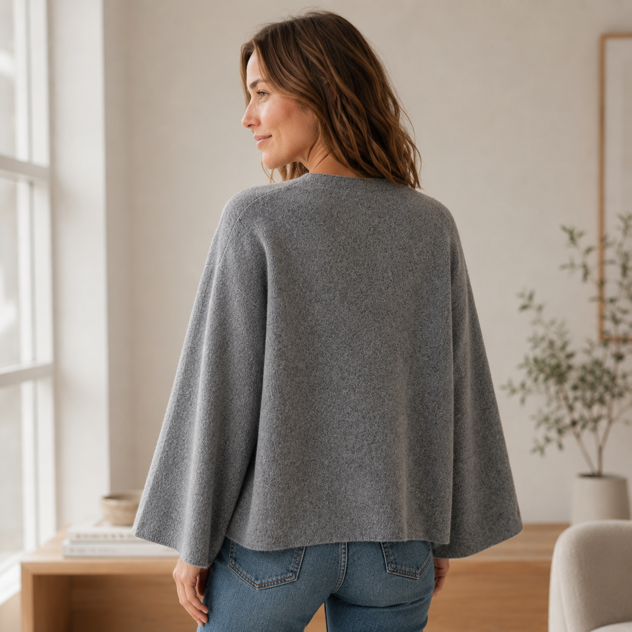 Kimono-vest Marlene – Kimono-look met wijde mouwen