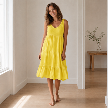 Laagjesjurk Malin – Licht als een zomerbries