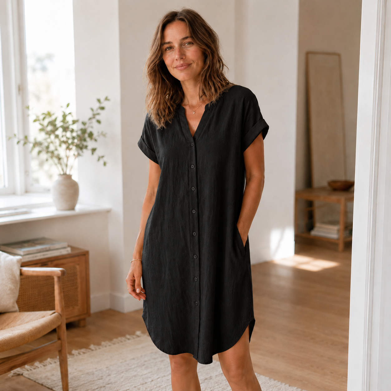 Tuniekjurk Liv – Casual met V-hals
