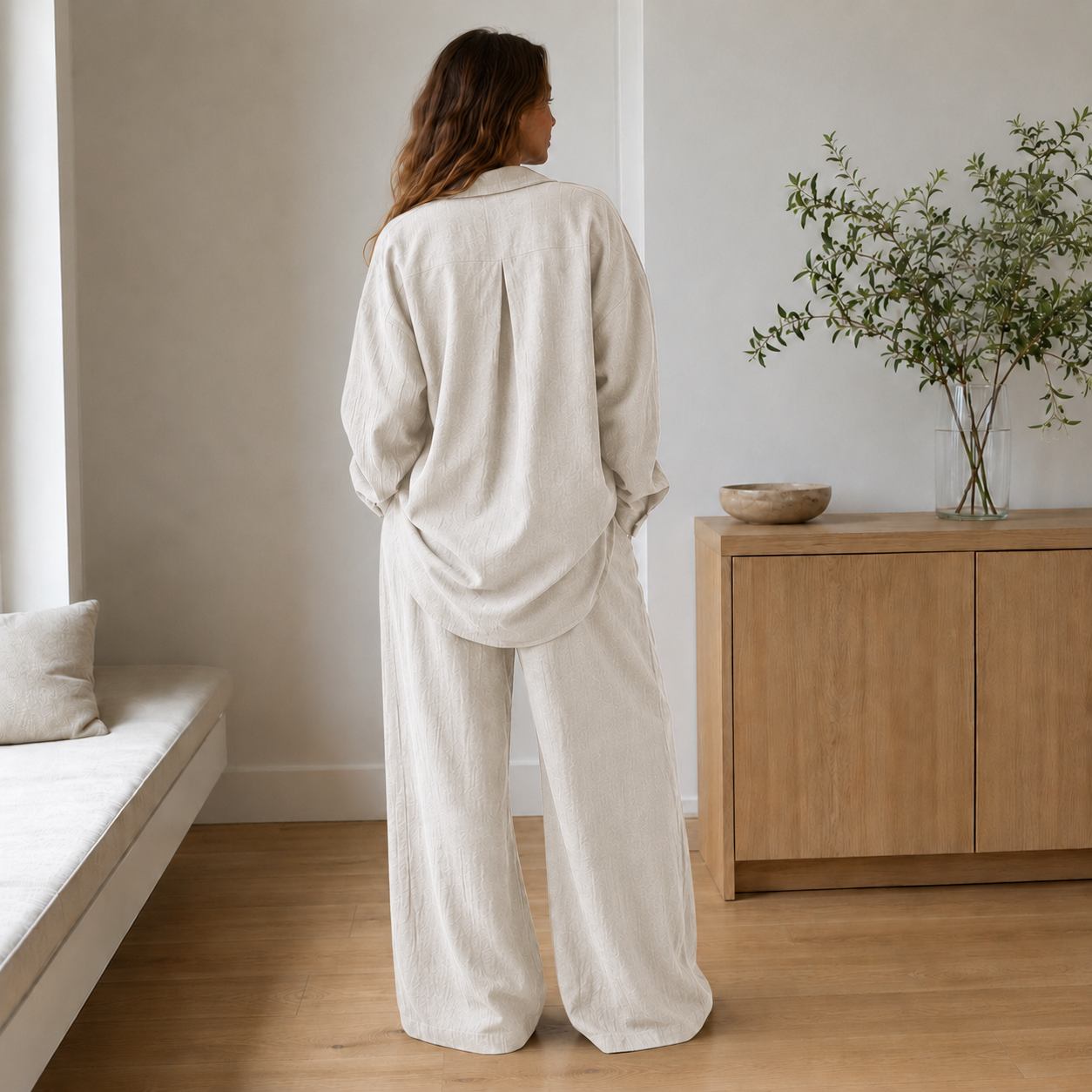 Loungewear-set Talia – Licht en casual gecombineerd