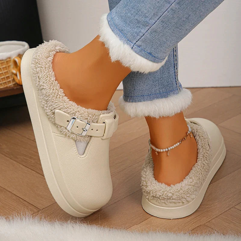 Pluche clog Smilla – Knus warm & licht