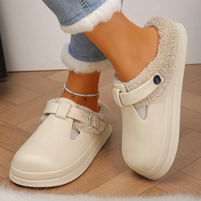 Pluche clog Smilla – Knus warm & licht
