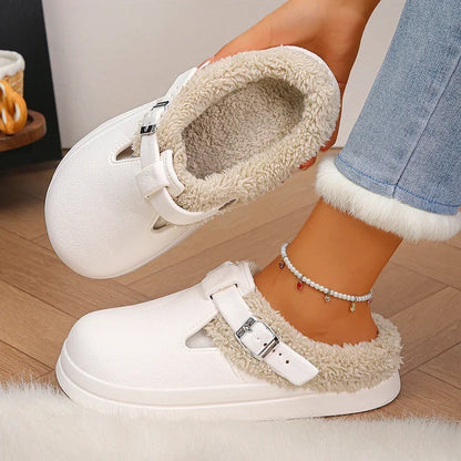 Pluche clog Smilla – Knus warm & licht