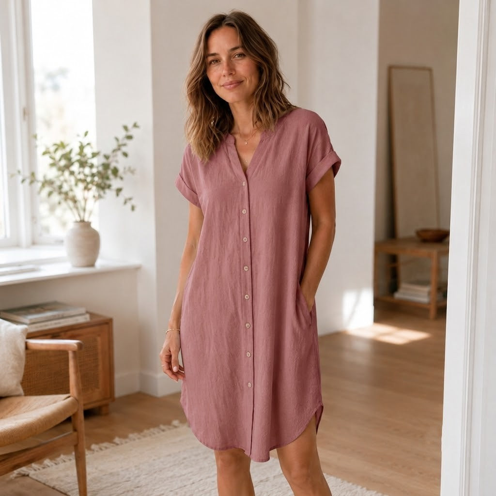 Tuniekjurk Liv – Casual met V-hals