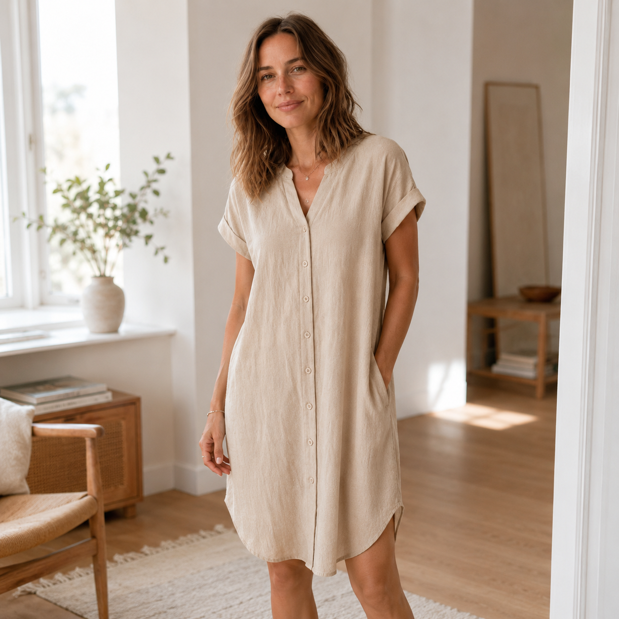 Tuniekjurk Liv – Casual met V-hals